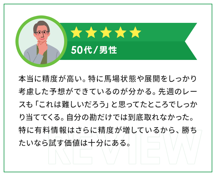★★★★★|50代・男性
